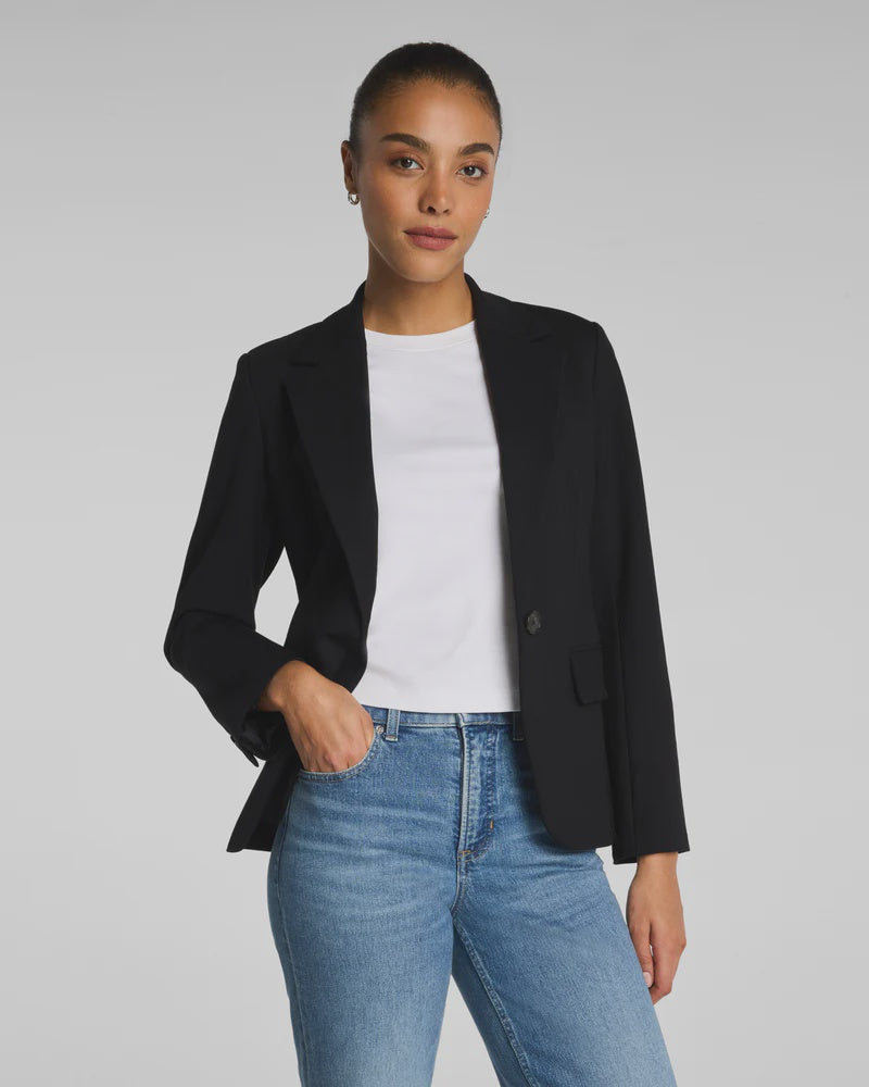 SPANX® Ponte Tailored Blazer in Classic Black
