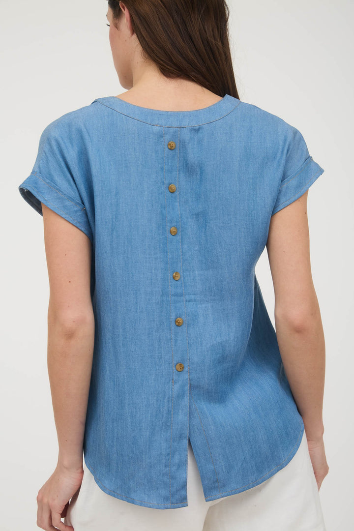 She Means It Chambray Top