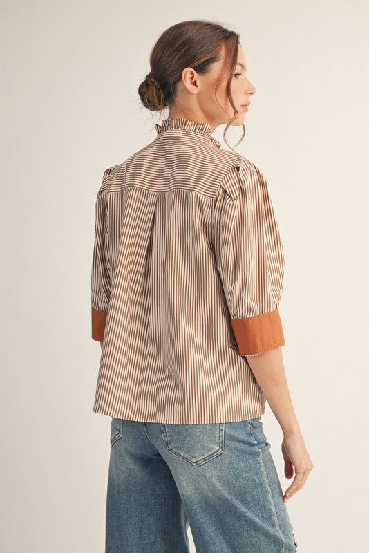 Catching Moments Mocha Top