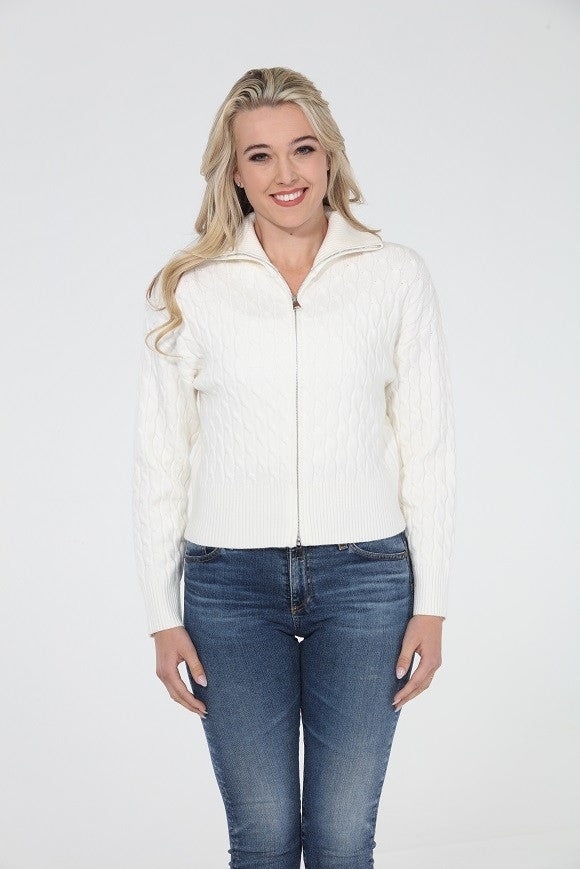 The Arbor Sweater in Ivory
