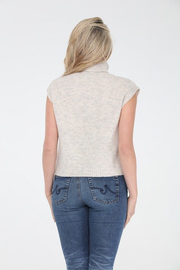 The Marina Sweater Top in Beige