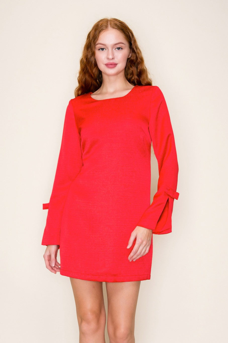 A Reason To Stay Red Mini Dress