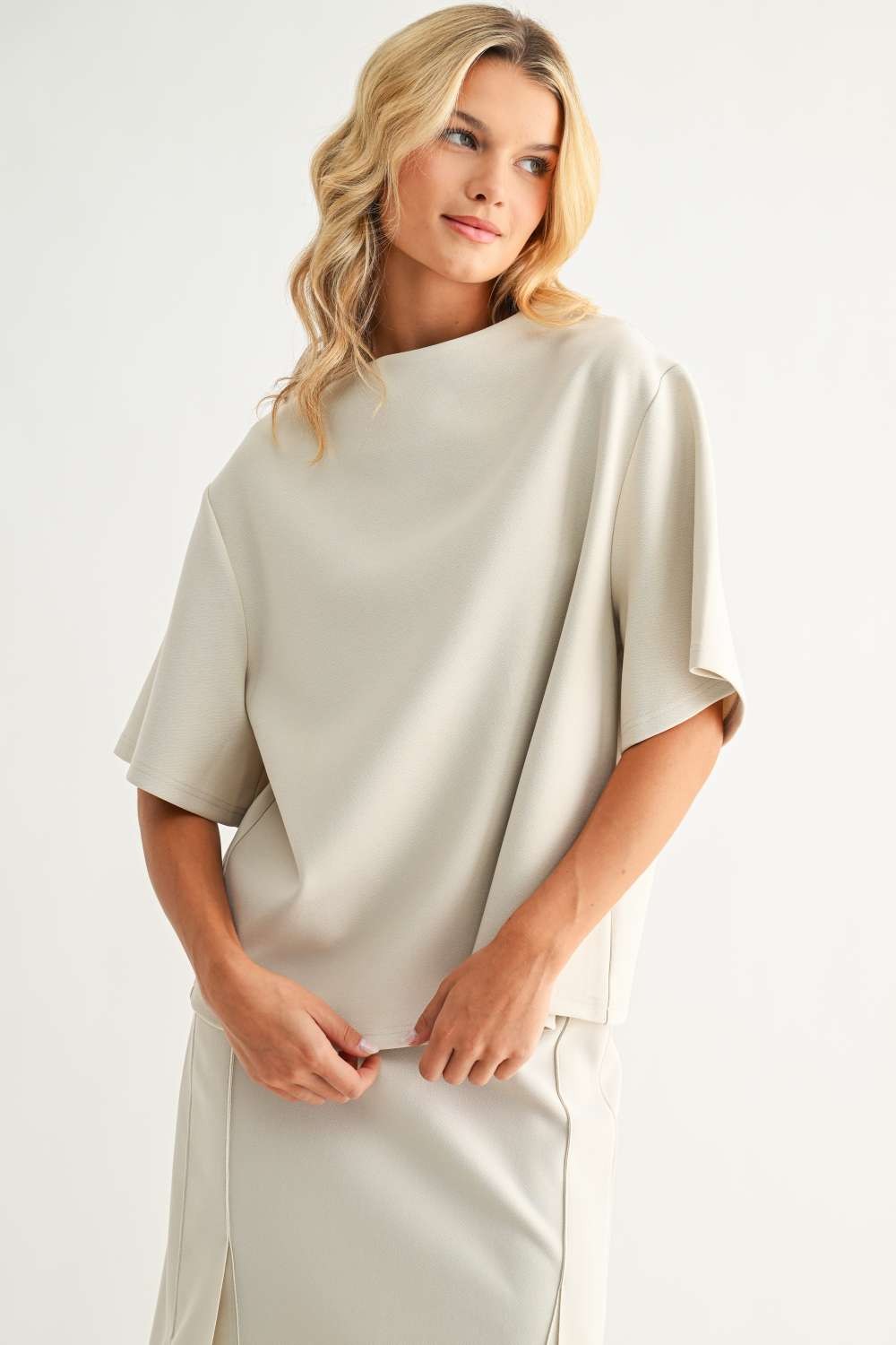 Kristen Beige Top