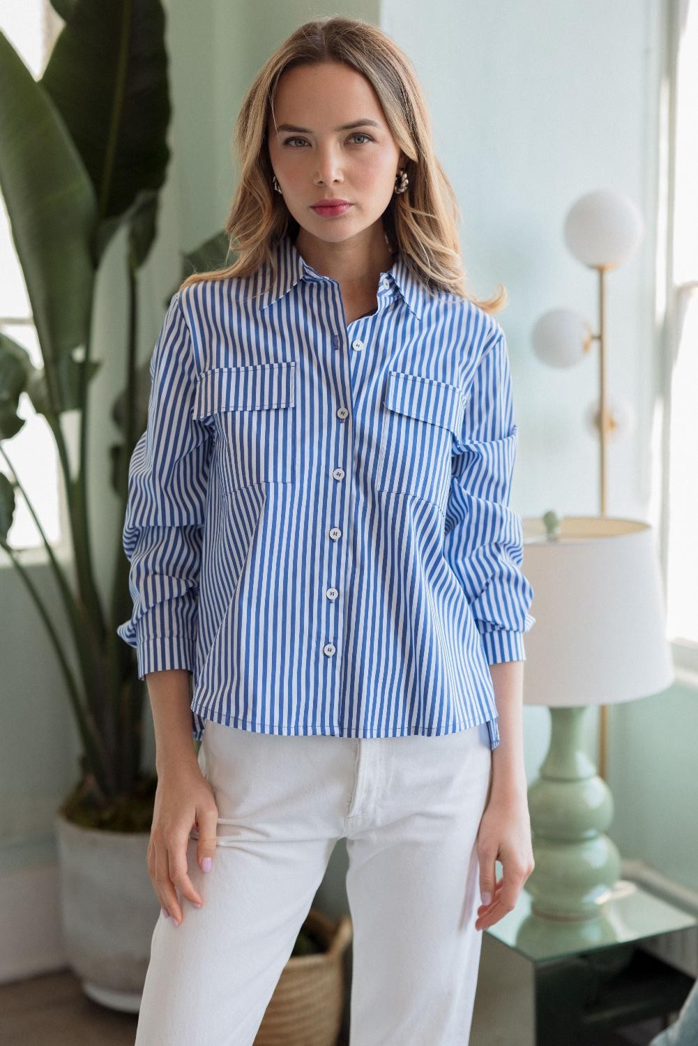 Jenn Top in Blue