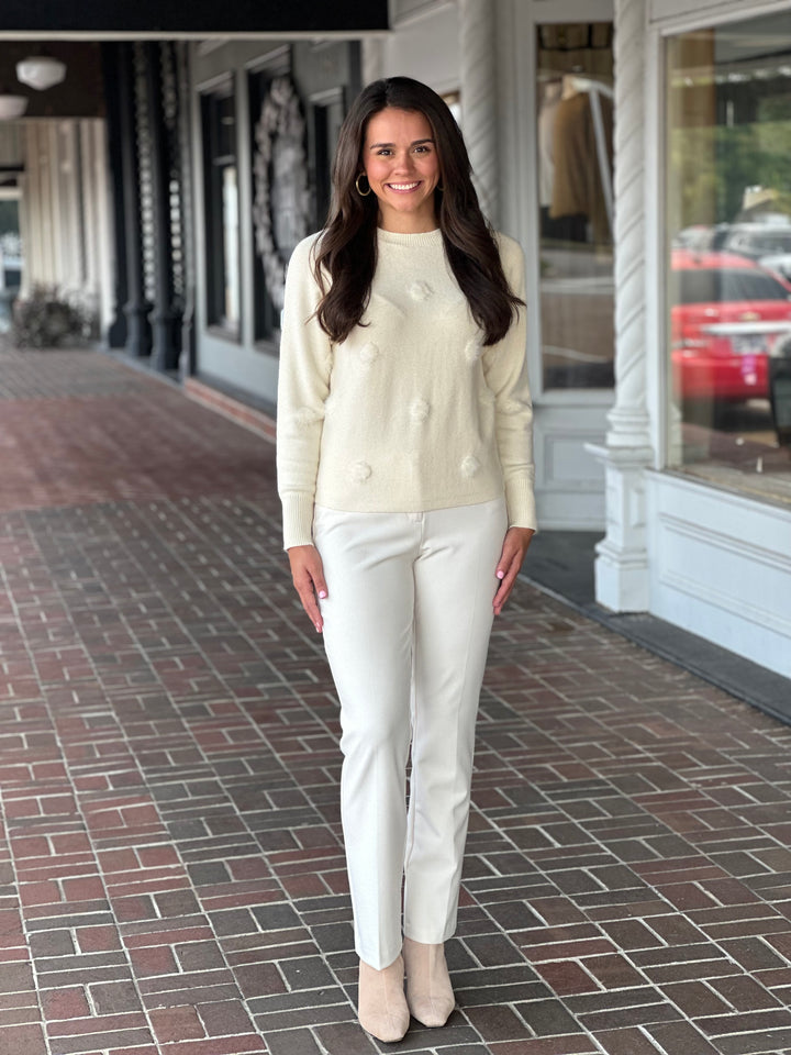 Elliott Lauren Cream Sweater