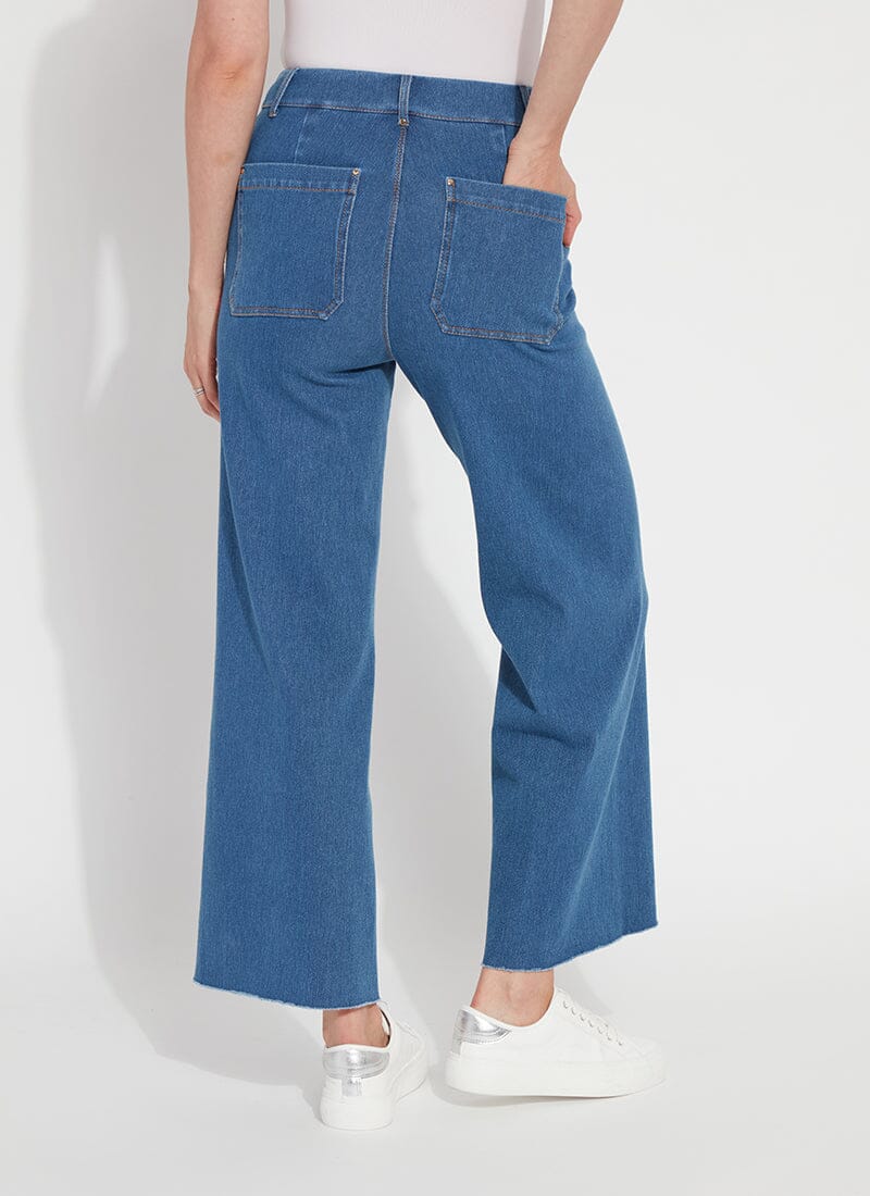 Lysse Erin Wide Leg Denim in Mid Wash