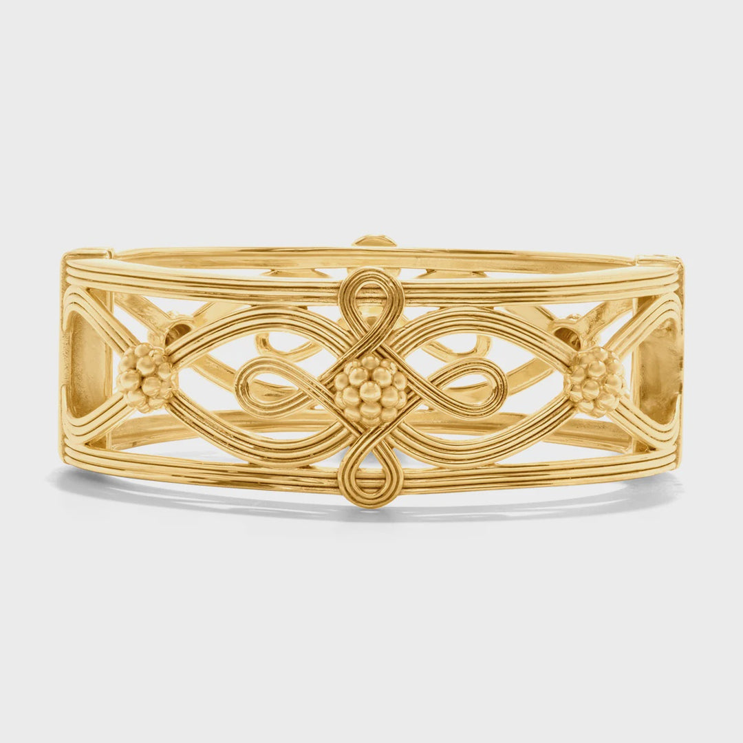 Capucine De Wulf Monique Hinged Bangle - Gold