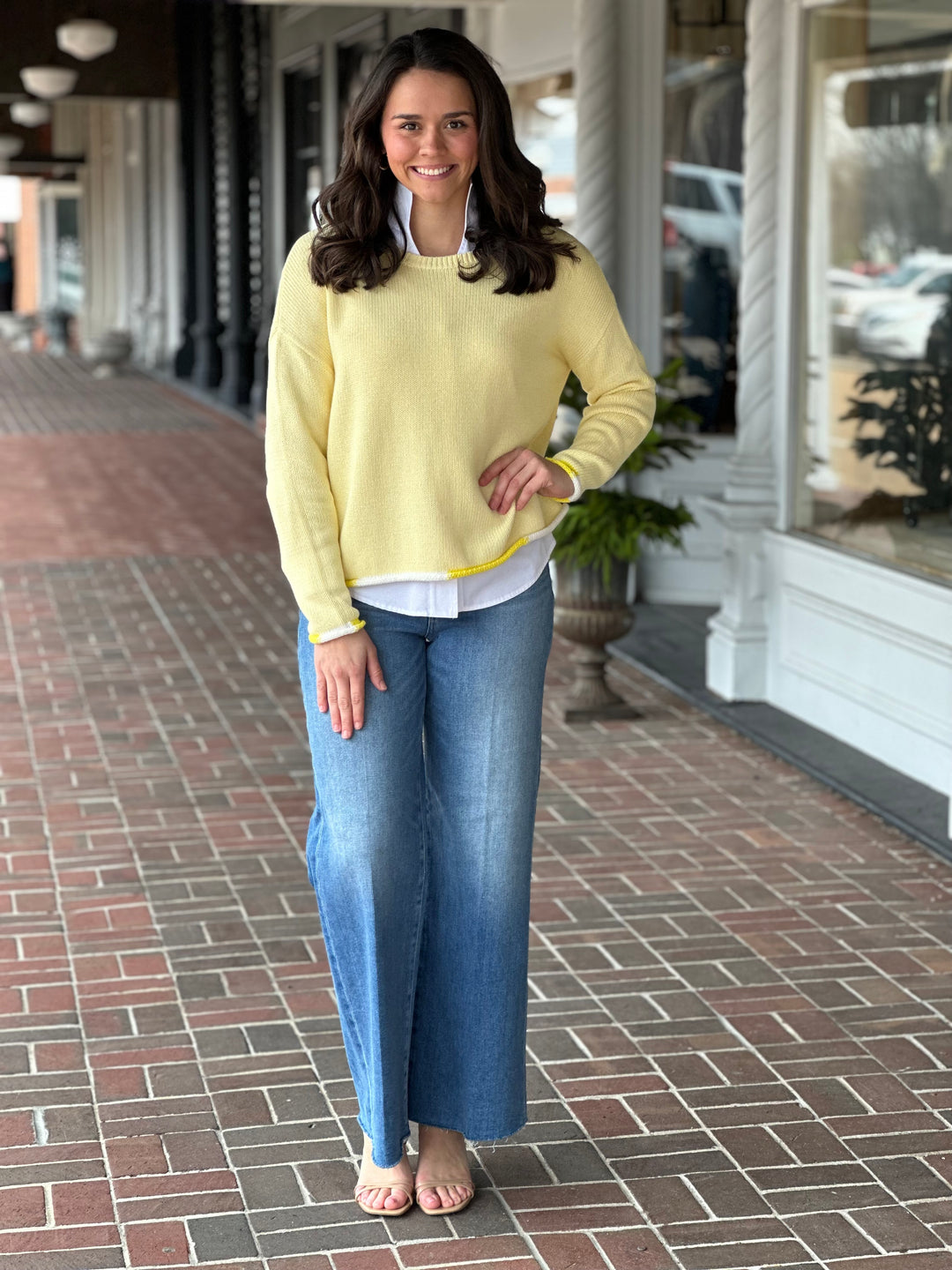 Seeing Spring Sweater in Butter