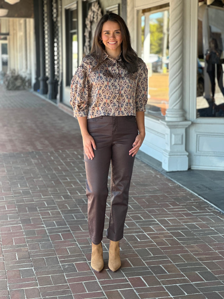 Printed Caroline Top