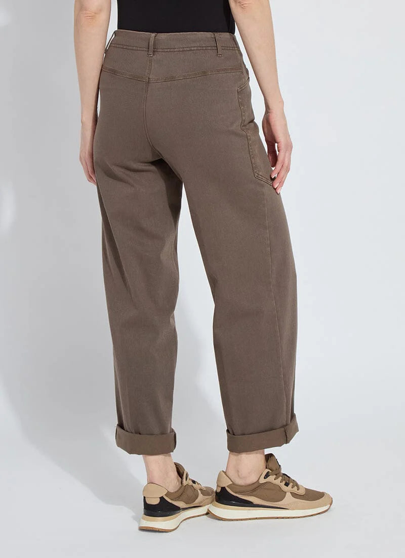 Lysse Penelope Curved Cuffed Denim in Antique Wash