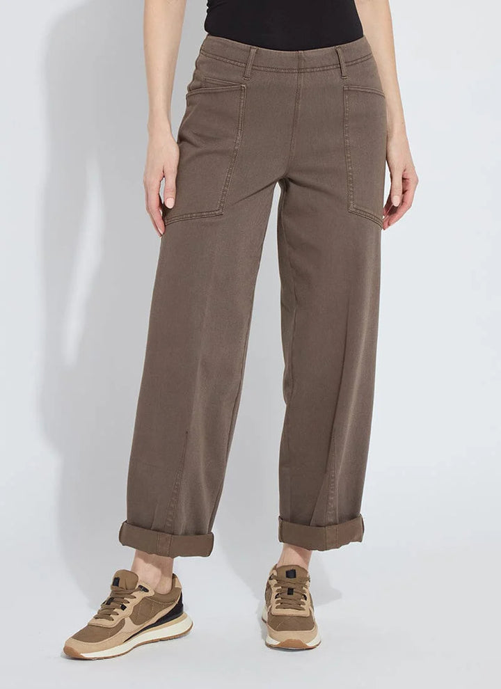 Lysse Penelope Curved Cuffed Denim in Antique Wash