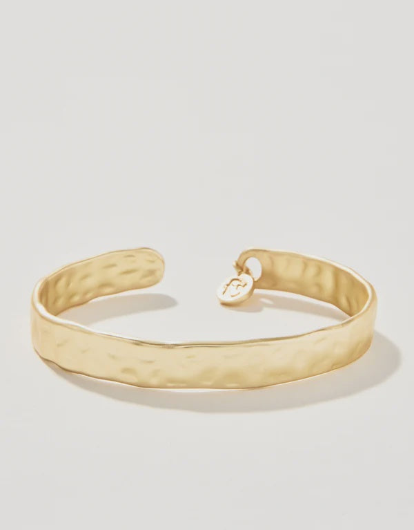 Hammered Cuff Gold
