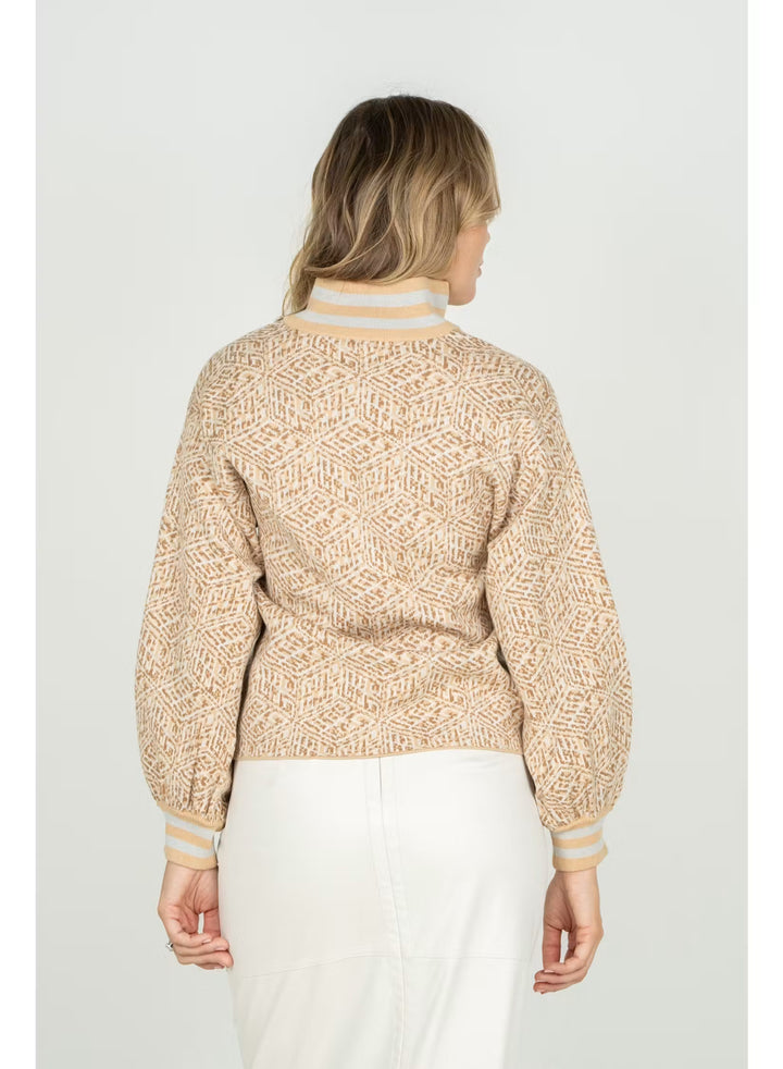 Emily McCarthy Lolli Sweater in Mosaic Monogram