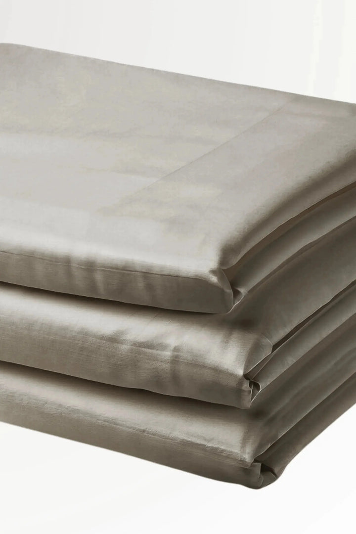 Faceplant Bamboo Luxury Bedding Supreme Sheet Set in Pearl Grey