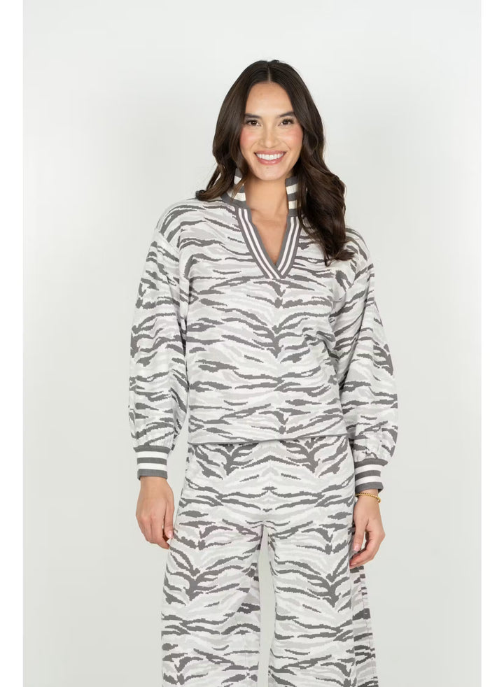 Emily McCarthy Lolli Sweater in Wild Marble