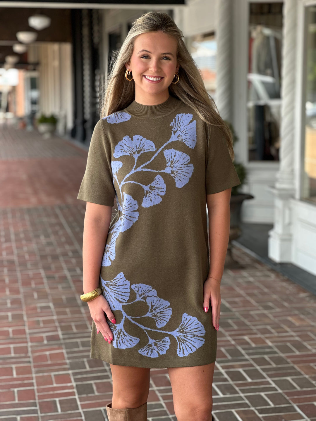 Finally My Time Olive Green Mini Dress