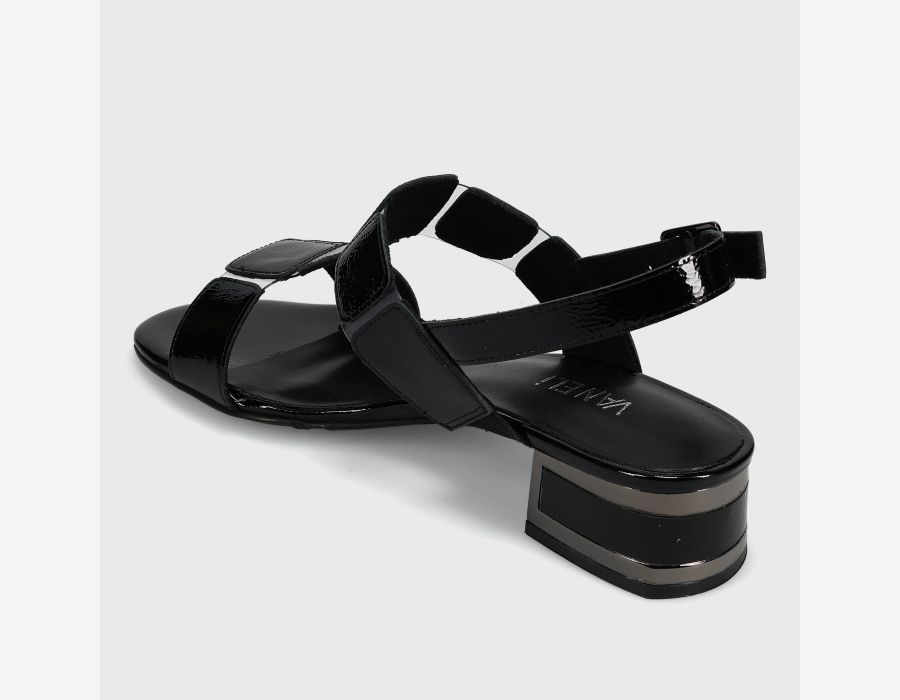 Vaneli Hatty Slingback Sandal in Black Naplak