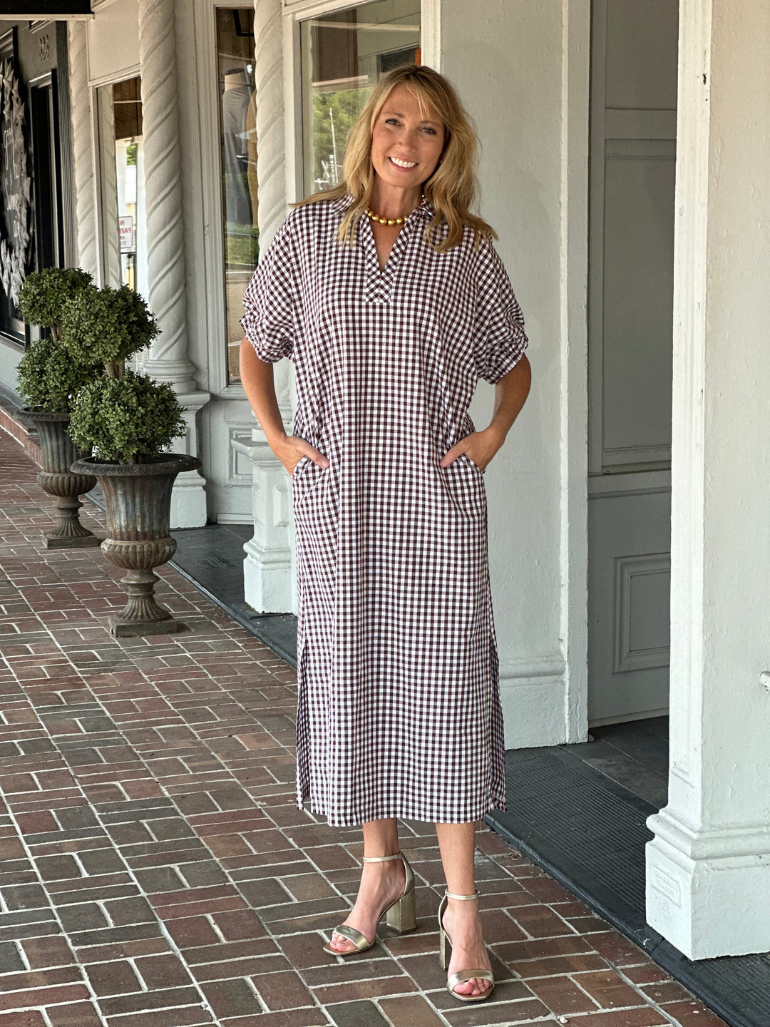 Let It Be Easy Maxi Dress in Chocolate