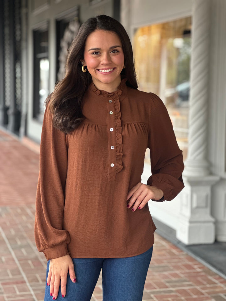 There When You Need It Chocolate Top