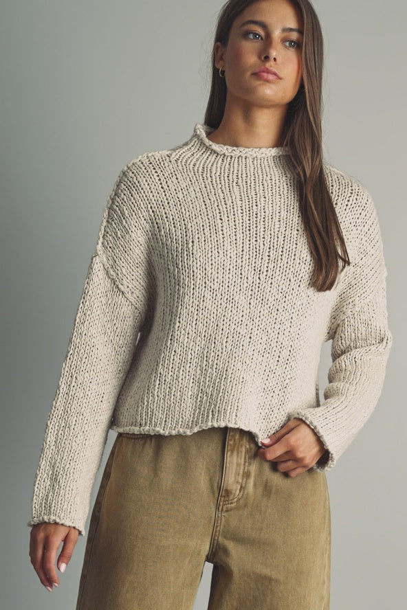 You Make A Good Point Cream Sweater