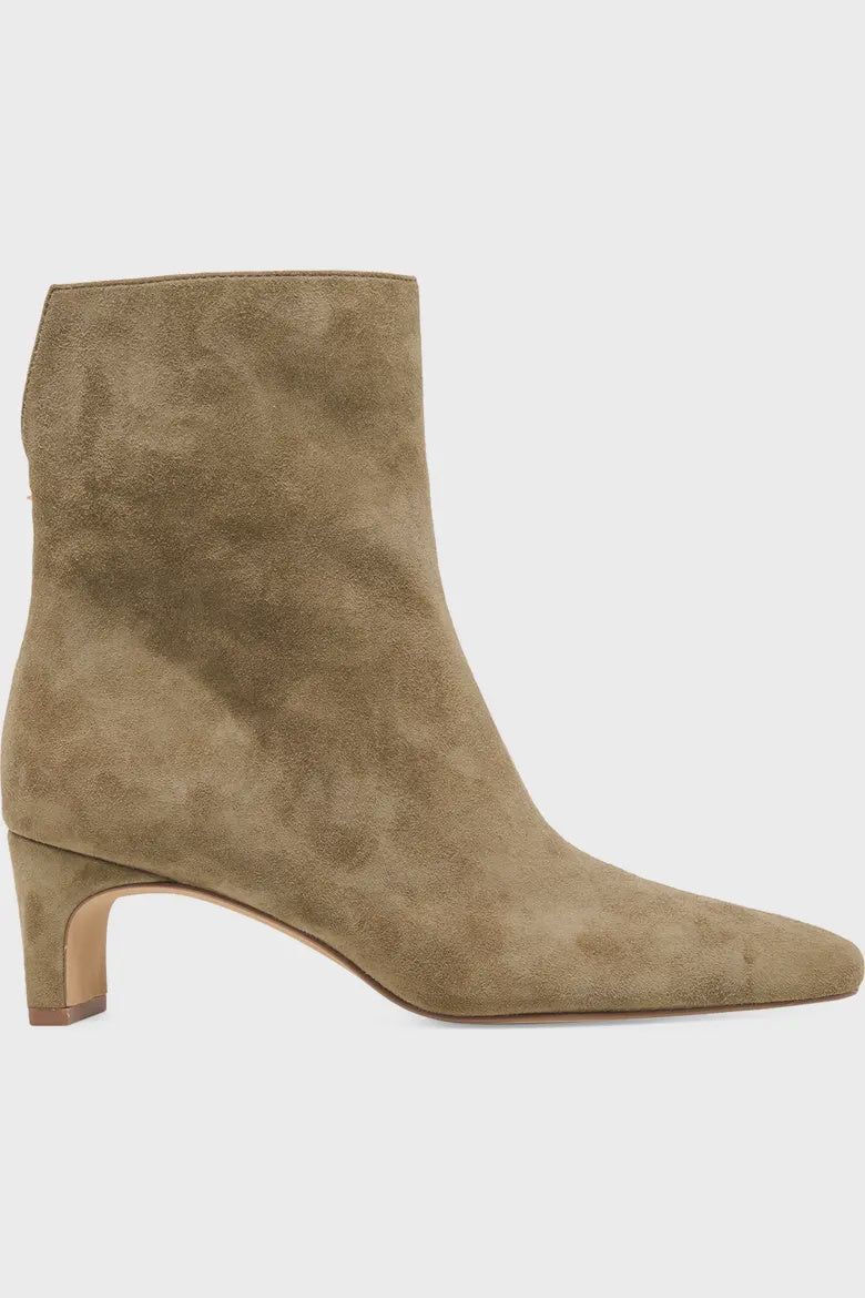 Dolce Vita Bennet Booties in Olive Suede