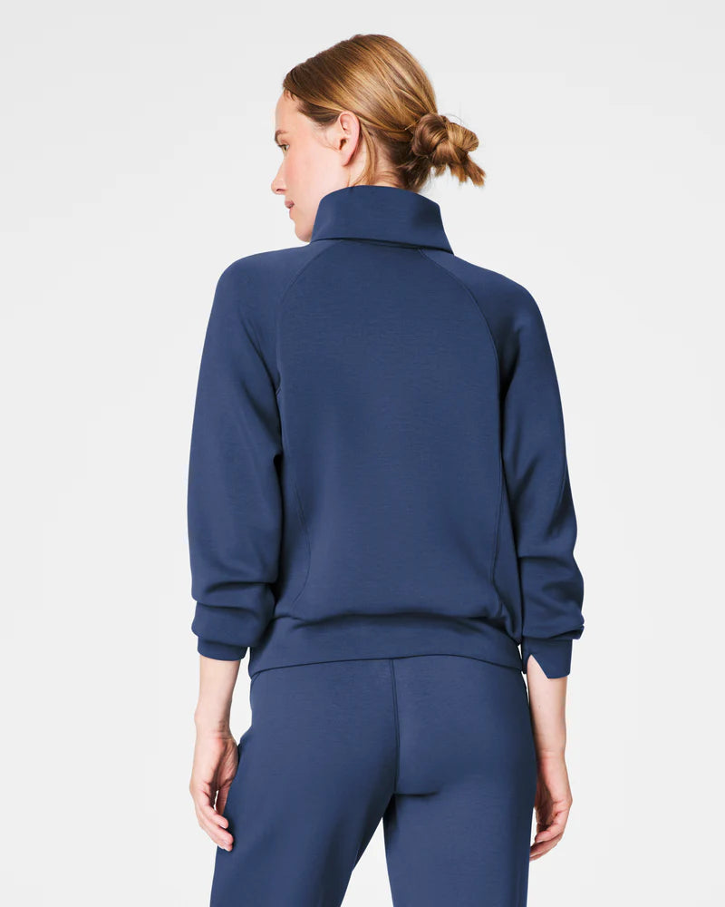 SPANX AirEssentials® Half Zip in Faded Indigo