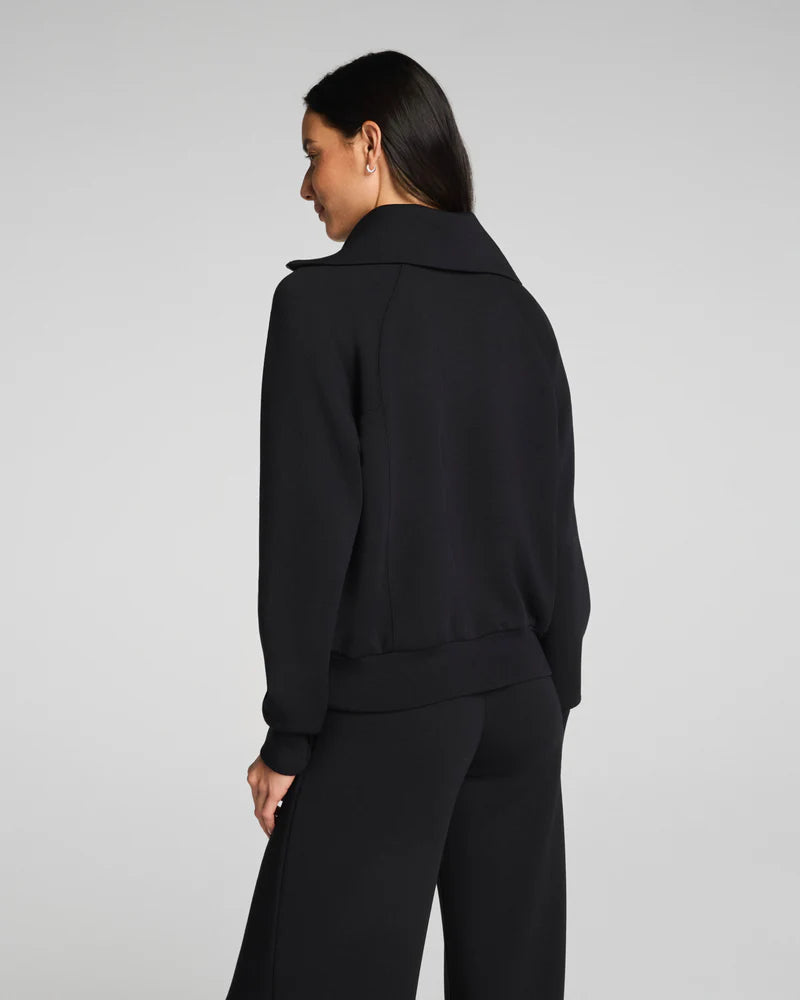SPANX AirEssentials® Half Zip in Very Black