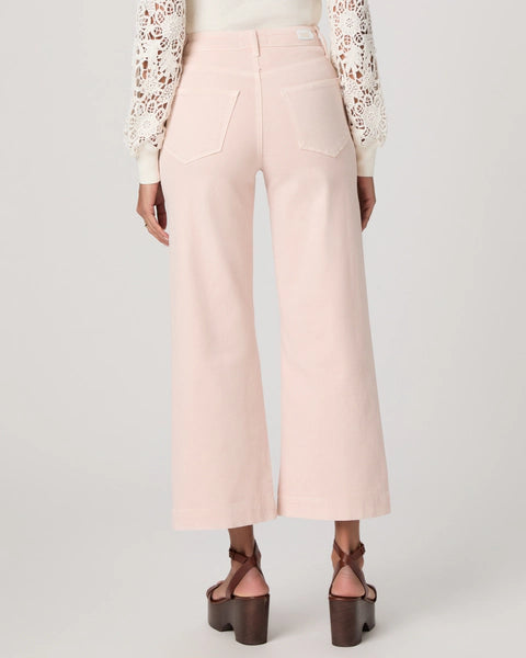Paige Denim Anessa Wide Leg Jean in Vintage Rosa