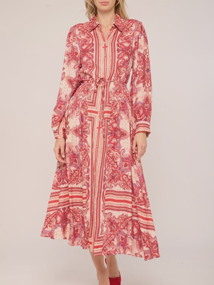 Love The Label Kellen Dress in Hearts In Tandem Print