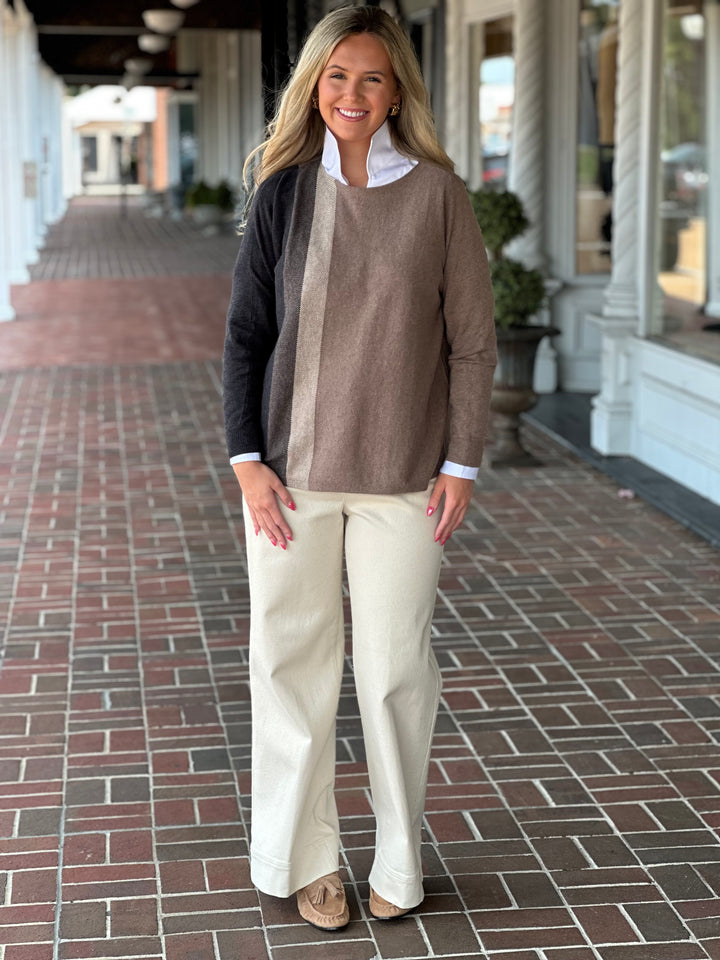 Make It Count Walnut Brown Sweater