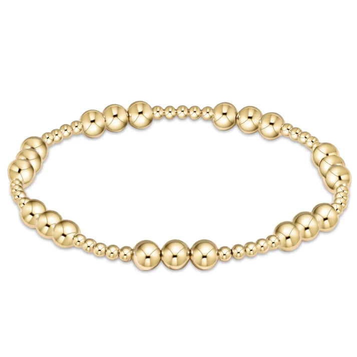 enewton Classic Joy Pattern Bead Bracelet - Gold