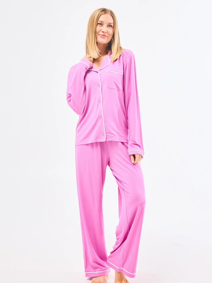 Mary Square Charlotte Pants in Orchid Pink