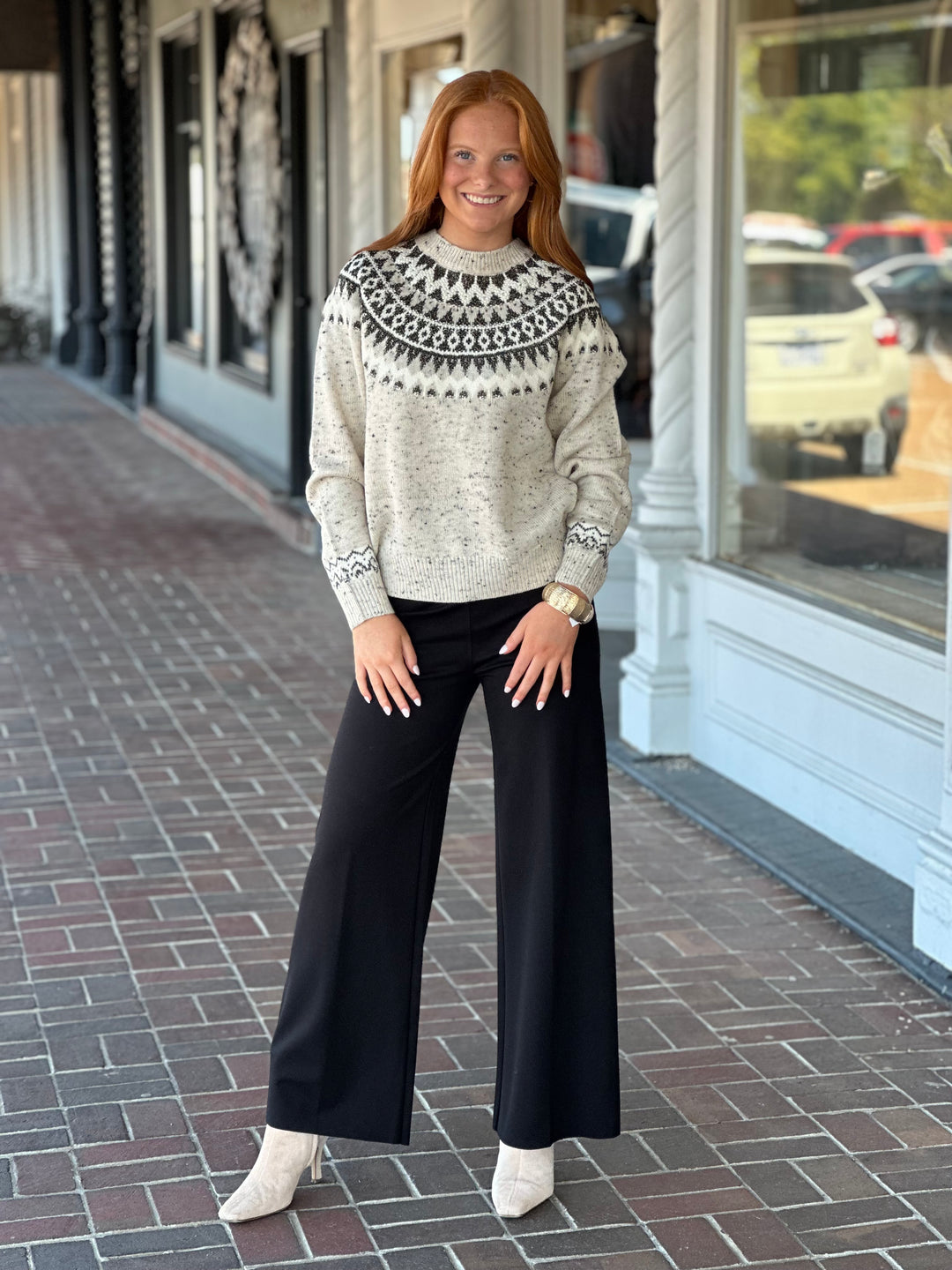 Dear John Ashlynn Sweater in Pearl Cream