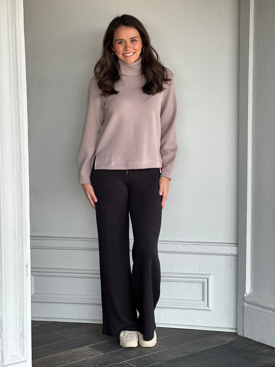 SPANX AirEssentials® Luxe Turtleneck in Costal Fog