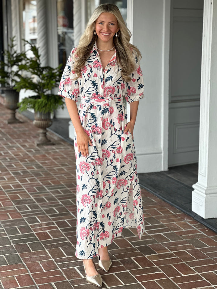 Lola Australia STEVIE CAPRI MAXI DRESS in Navy Blue