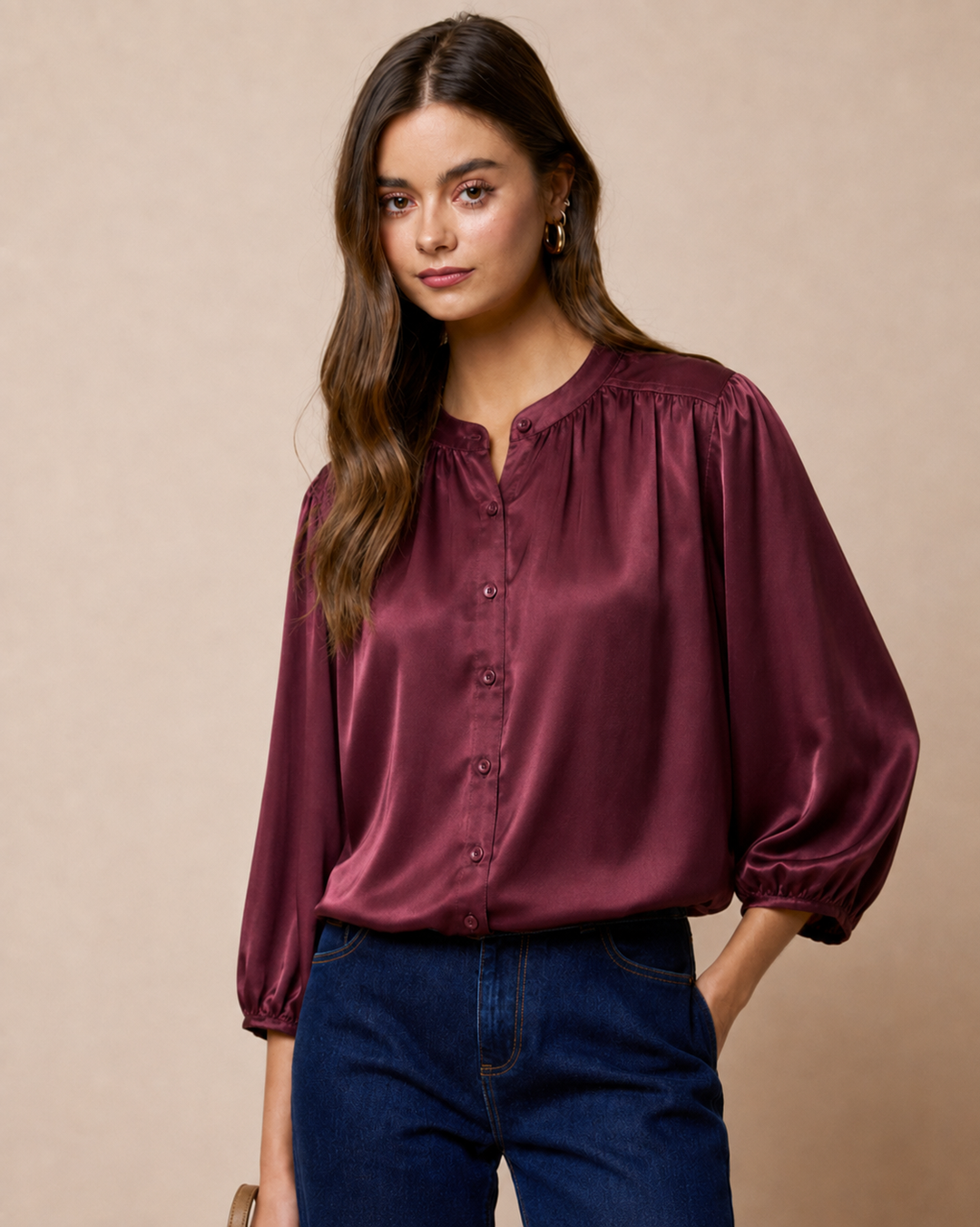 For The Best Top in Maroon