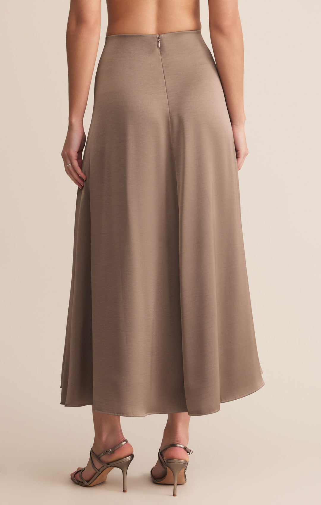 Z Supply Northpointe Midi Skirt in Moonlight