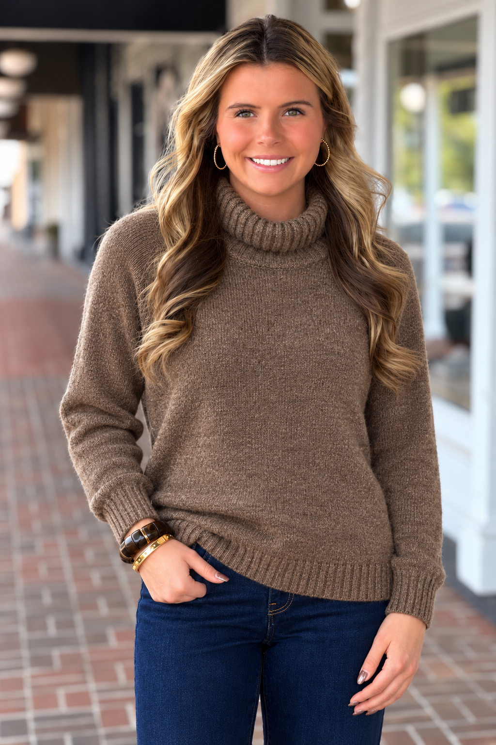 Keeping It Classic Sweater in Brown