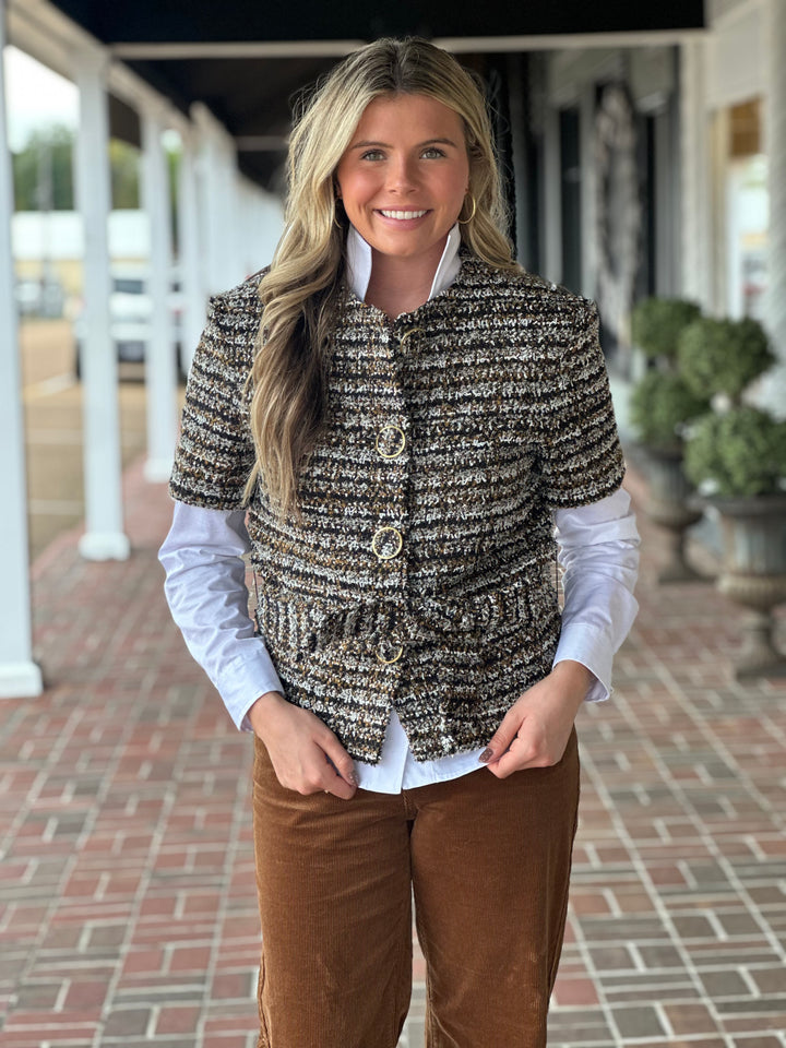 Patty Kim Clare Jacket in Coco Multi
