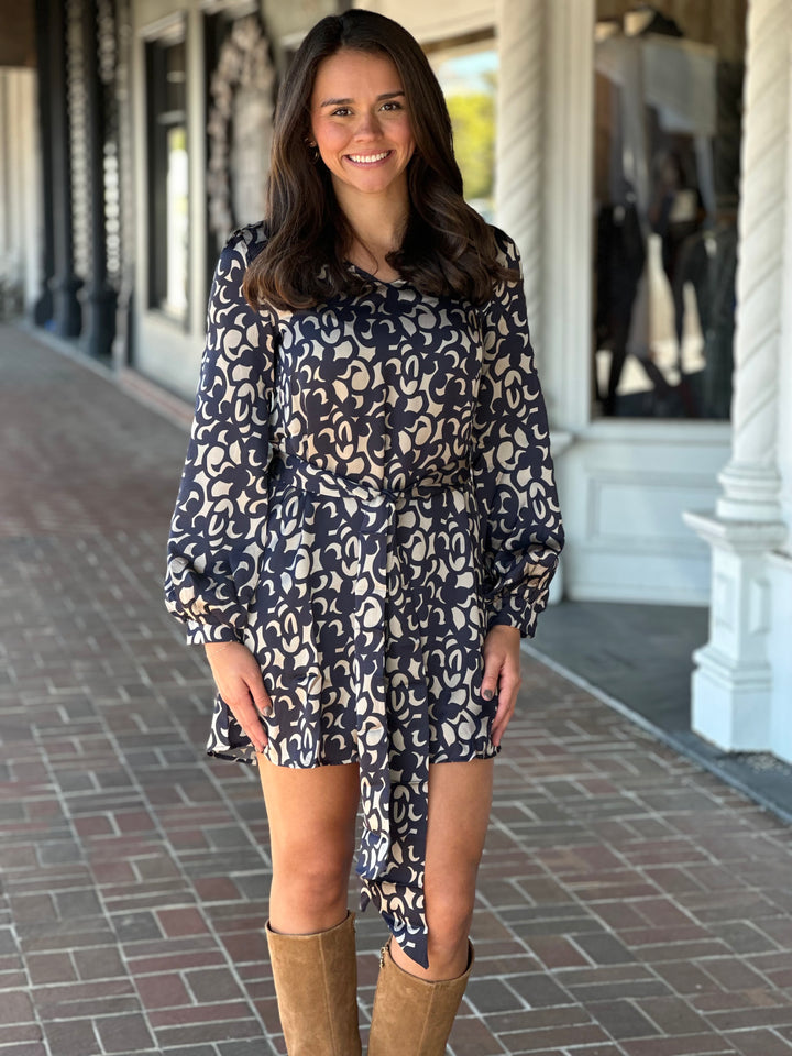 Blue Cherry Short Dress