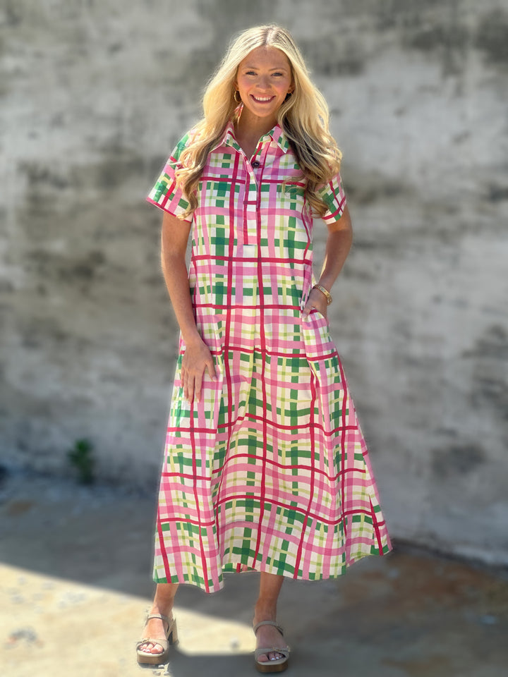 Pink Picnic Printed Maxi Dress