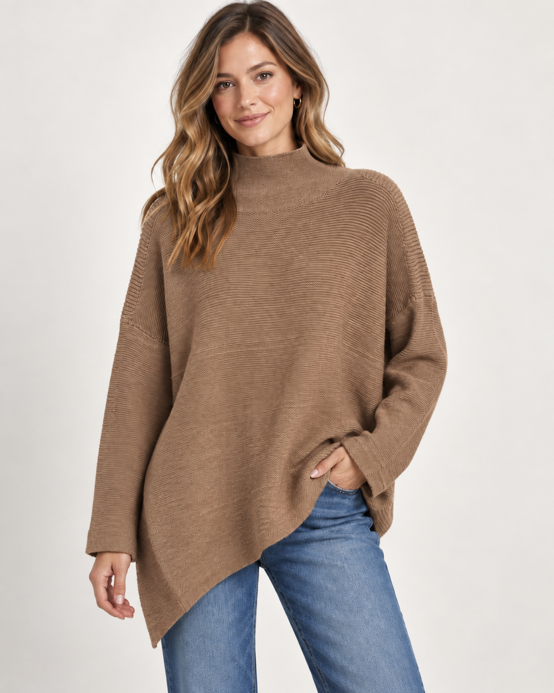 Boho Sweater in Camel