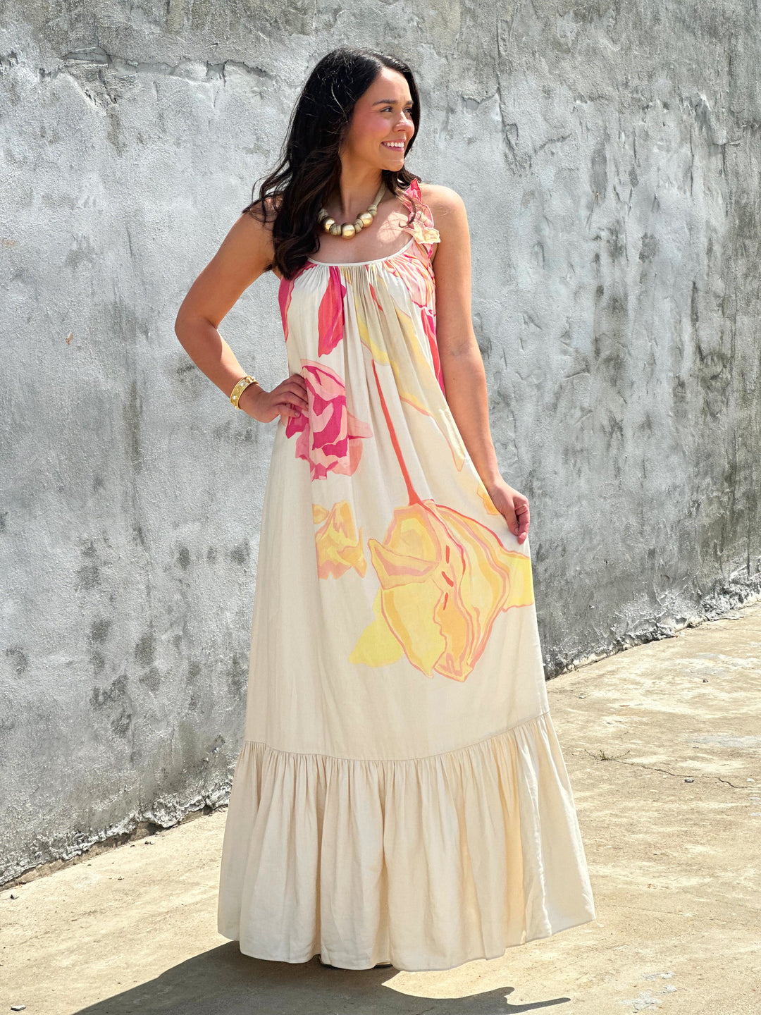 Emily McCarthy Susannah Maxi in Botanical Muse