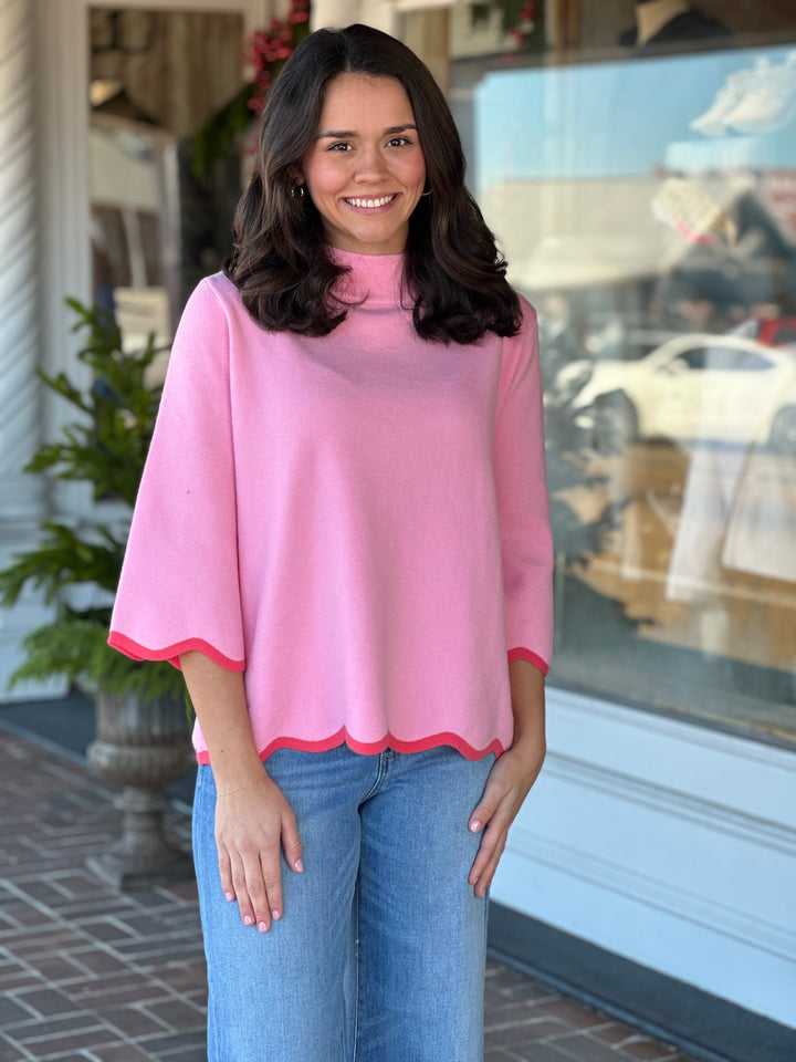 Here All Along Sweater in Pink