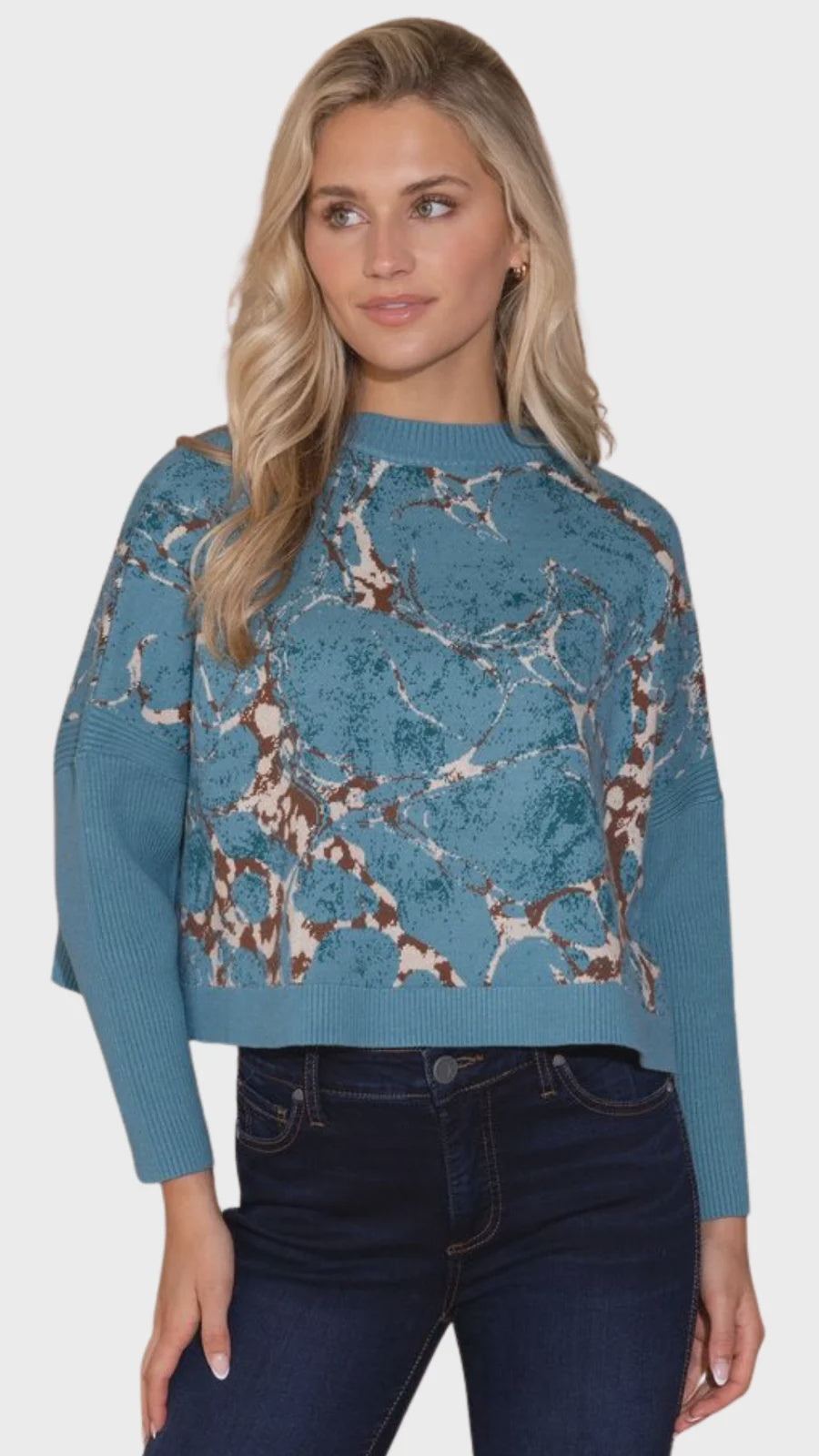 Alden Adair Leona Sweater in Riverstone