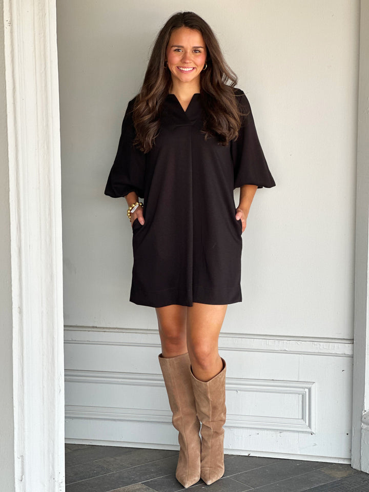 Always On Time Black Dress