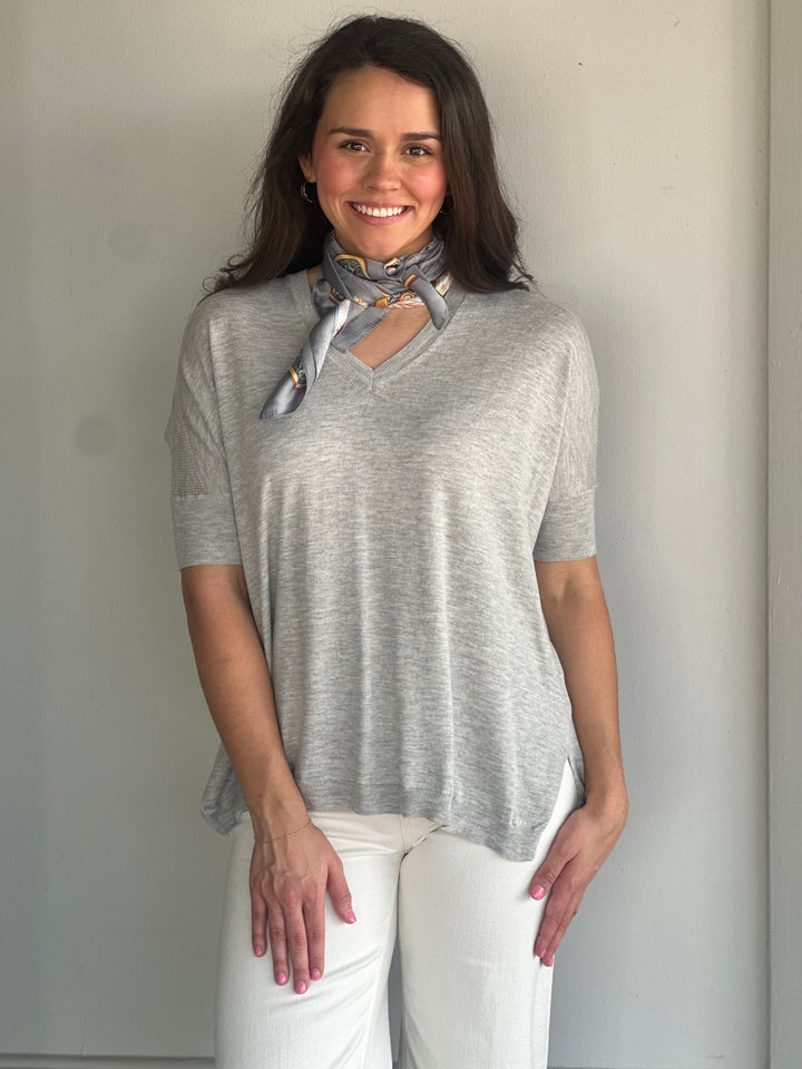 Right Here Waiting Grey Sweater