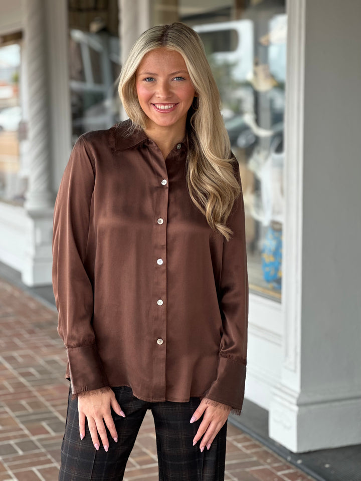 Rails Abbey Shirt in Espresso
