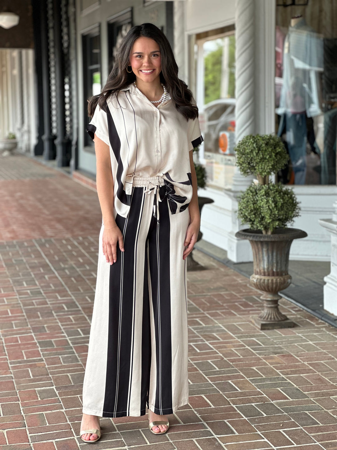 Roses Pant in Cream