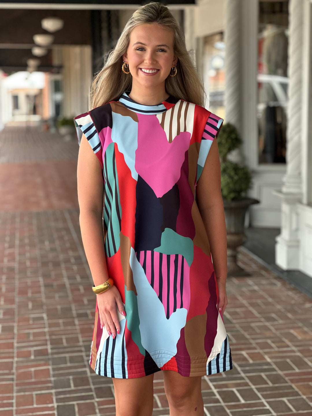 Crosby Beatrix Dress in Field Study